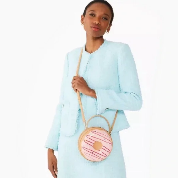 🔥 NWT Kate Spade Coffee Break 3D Donut Crossbody Purse MSRP $429 & Sold Out - Picture 5 of 5